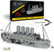 METAL-TIME 3D Titanic Lost at Sea Scale Edelstahl-Modell, patentierte Technologie, handgefertigte Kreationen, einzigartige Dekoration, Sammlerstück, DIY-Bauset, Denksport-Puzzles