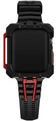 Element Case Bracelet et étui Special Ops pour Apple Watch Series, Noir/rouge., 41mm, Militaire