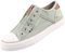 Mustang Damen Canvas Sneaker Grün EU 38