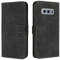 OKZone Kompatibel mit Samsung Galaxy S10E Hülle, Handyhülle Samsung S10E, PU Leder Tasche Wallet Schutzhülle Galaxy S10E, Flip Cover Klappbar Brieftasche Etui mit Magnet Kartenfach Lederhülle(Schwarz)
