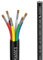 22awg 6×0.3mm² 10M Electrical wire 6 Conductor Extension Cable UL2464 DC 5V/12V/24V/300V 22Gauge Stranded Tinned Copper wire low voltage wire for Automotive led lamp waterproof outdoor landscape wire