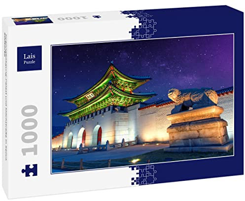 Lais Puzzle Gyeongbokgung-Palast und Milchstraße in Seoul, Südkorea 1000 Teile