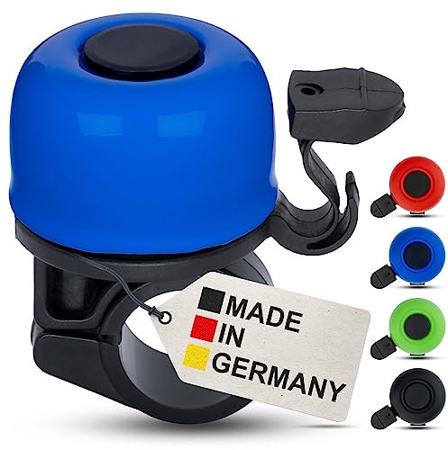 Fahrradklingel Kinder - Blau - Fahrradklingel Kinder Jungen - Klingel Fahrrad Kinder, Klingel Kinderfahrrad, Kinder Fahrradklingel - Made in Germany
