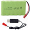 7.2V 2800mah AA Rechargeable Ni-MH Battery with JST-2P Plug with USB Charging Cable Suitable for New Version TR-211 TR-212 TR-215 550 RC Excavator Truck Engineering Vehicle TR-211 RC Toy Battery