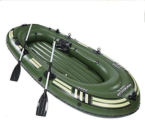 KKMNDE Gummiboot, dick, verschleißfest, 2-Personen-Schlauchboot, Doppel-Fischerboot, extra Dickes Luftkissen-Ladeboot, Wassersport