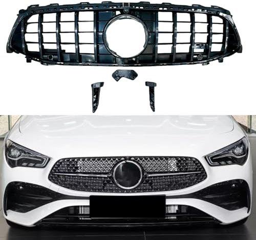 Griglia paraurti anteriore per Mercedes Benz Classe CLA W118 2024-2025 nera