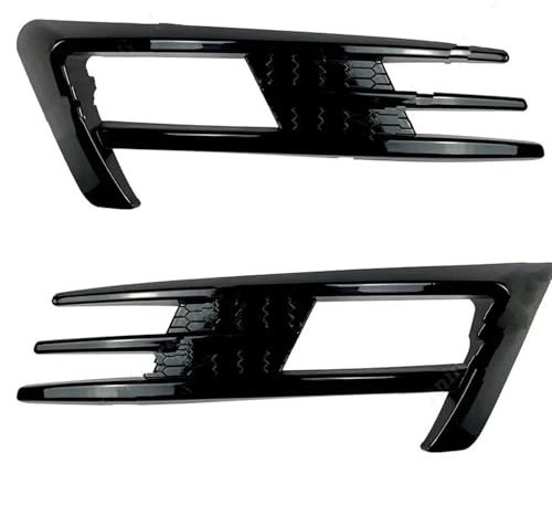 Auto Anteriore Griglia Per Per Golf 7 7.5 MK 7 7.5 2013-2019 Paraurti Anteriore Auto Fendinebbia Griglia Copertura Trim Kit Carrozzeria Tuning Auto Griglia Anteriore(7 Gloss Black)