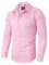 siliteelon Men Shirts Non Iron Pink Long Sleeve Plain Stretch Regular Fit Dress Business Formal Shirt