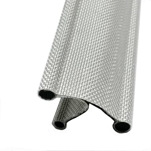 Samou 3 Metres Twin 6mm & 4mm PVC Awning Rail Piping for Drive Away Awnings, C-Channel, Mul/itr-ails, V VV Califor-nia Rails & Windout Awnings