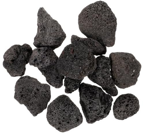 Supvox Natürlicher Vulkangestein Dekorative Felsen Steinpflanze Aquariumzubehör Stein Für Blumentopf- 300 G 2–4 cm Größe