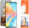 Schermo LCD per Oppo A38 4G CPH2579/A18 4G CPH2591 Sostituzione dello Schermo per Oppo A38 CPH2579 Display di Vetro Touch Screen Digitalizer Assembly con Strumenti (6.56 Pollici, Nero)