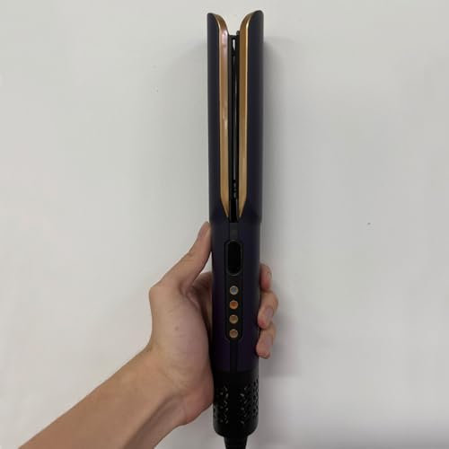 Slopehill Air Glätteisen, Professionelles Ionen Glätteisen, Luft-Haarglätter für Haar Styling, weniger Haarbruch,mehr Glanz und Farbschutz, 90℃-160℃ für alle Haartypen (violett)