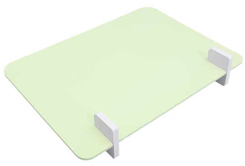 SEWOART Sichtschutzwand und Spuckschutz für Schreibtisch 156X117 Zoll Freistehend Schutzbarriere für Arbeitsplätze und Prüfungsräume