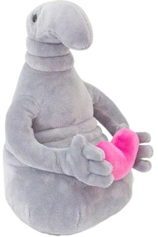 Générique Zhdun Plüschtier – niedliches Alien-Kreatur-Spielzeug, sitzende Monsterfigur, kreative Skulptur, inspiriert von der Sammlung, Anhänger-Stil, 23 – 35 cm