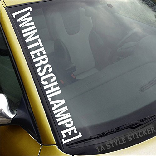 Winterschlampe Aufkleber Winter Auto Tuningsticker Style Winterauto