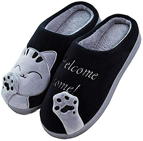 Cliont Nette Katze Hausschuhe Indoor Winter Hausschuhe rutschfeste Schuhe Für Frauen und Männer