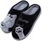 Cliont Mignon Chat Pantoufles Pantoufles Intérieur Anti Slip Chaussures pour Les Femmes Et Les Hommes,Noir,41/42EU(Taille Fabricant: 42/43)