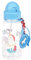 Trinkflasche für Kinder Wasserflasche Kindertrinkflasche mit Strohhalm Einhorn blau