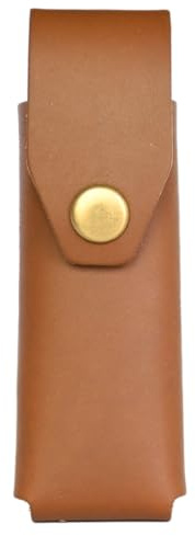 American Bench Craft Riveted Leather Sheath fits Buck 110 Folding Hunter Knife - Leather Knife Sheath