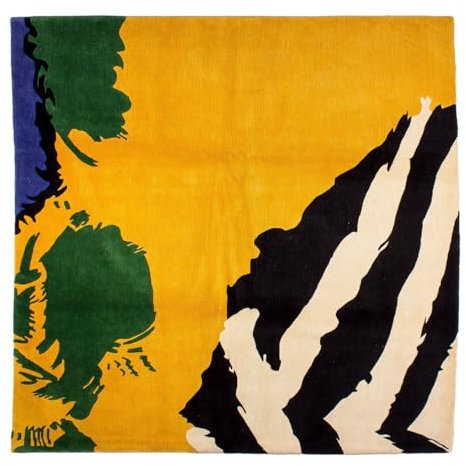 Lifetex.eu Großteppich Tibeter Modern Nepal ca. 255 x 260 cm Bunt handgeknüpft Schurwolle Modern hochwertiger Teppich