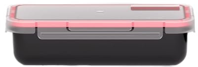 Valira Porta alimentos - Contenedor hermético de 0,5 L hecho en España, color negro