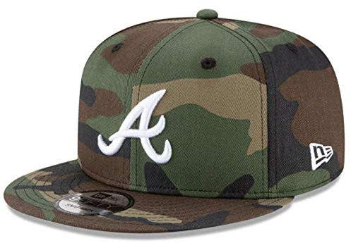 New Era Atlanta Braves Adjustable 9Fifty MLB Flat Bill Baseball Cap 950