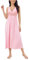Alcea Rosea Chemise de Nuit pour Femme avec Dentelle décolleté en V sans Manches Nuisette élégante (Poudre, XXL)