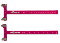 Avalon MHN-A-QT133PK Checker Sehnenmaßstab pink