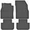 Fußmatten Vorne, Hinten 4er Set für Renault Scenic 3 III 2009-2016 JZ/Grand Gummi Gumimatten
