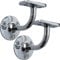 IRONTITE® 2X Chrome Handrail Brackets, Heavy Duty Banister Brackets, Suits Wood Or Metal Stair Banister, Perfectly Finishing The Look of Your Hand Rail (2 Pack)