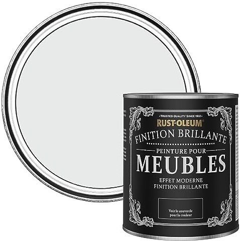 Rust-Oleum Peinture Blanche pour Meubles, Finition Brillante - Monaco 750ml