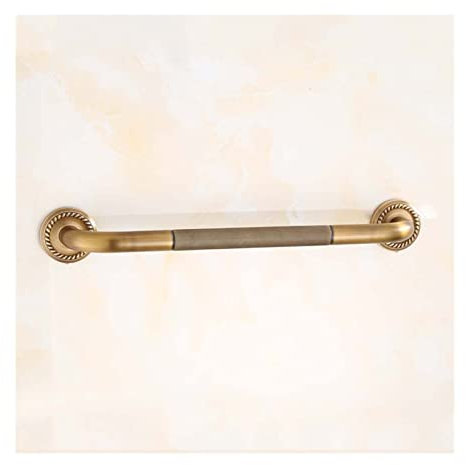 Yojack Pasamanos Escalera 50 cm de latón Antiguo pasamano bañera manija manija Inodoro pasamanos de Ancianos de Seguridad for el hogar montado en la Pared Baranda Escaleras