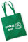 HUURAA Jutebeutel Cookie Bag Tasche Baumwolle Kelly Green mit lustigem Motiv Geschenk Idee für Freunde und Familie