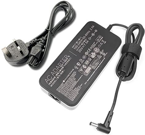 150W 20V 7.5A Charger ADP-150CH B A18-150P1A Compatible for ASUS Rog G531GT G731GT FX505GT FX705GT FX505DD FX505DT FX505DU FX705DD FX705DT FX705DU with Power Cord