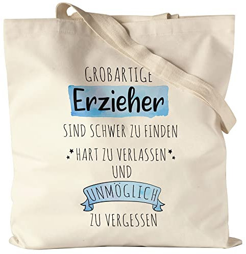 Hey!Print Großartige Erzieher Sind Schwer Zu Finden Jutebeutel Stoffbeutel Canvas Danke Geschenk Hart Zu Vergessen