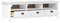 FIRBNUS 158x40x47 cm TV Board TV Schrank Fernsehtisch TV Lowboard TV-MöBel PhonomöBel TV Cabinet TV Bank TV Stand Fernseher Schrank Weiß