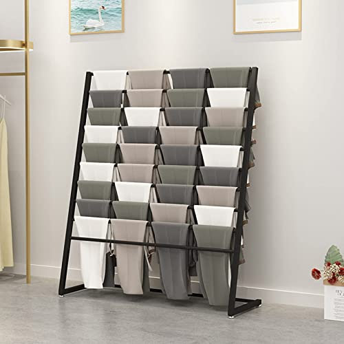 Schalhalter Aufbewahrung - Hijab Schals Display Rack - Handtuchstangen Organizer Rack, Bodenstehende Bettlaken, Gürtel, Anzug, Hosen, Zum Aufhängen, Kleiderständer Für Einzelhandelsgeschäfte ( Color :