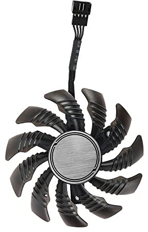 RAKSTORER T128010SU GA81S2U Grafikkarten Lüfter Kompatibel mit GIGABYTE RTX 3060 3060 Ti RX 6600 XT 6700 XT Gaming Leiser Kühler Lüfter Ersatzlüfter (A)