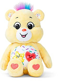 Basic Fun Care Bears Sweet Celebrations Bear Plüsch, 22 cm weiches Teddybär-Spielzeug im festlichen Kostüm, kuscheliges Geschenk für Kinder & Sammler, Geburtstag & Feiertage