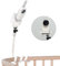 JAMUILS Universal Flexible Twist Baby Video Monitor Holder Clip for Cot, Compatible with Hellobaby HB30 HB32 HB35 HB50, Philips Avent SCD843/26 SCD833/26, Vtech VM3250 VM819