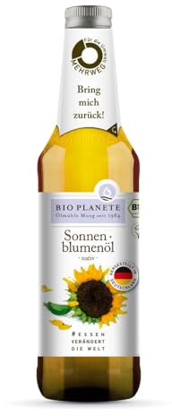 BIO PLANÈTE: Sonnenblumenöl nativ 500ml inkl. 50Cent Pfand