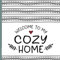 Einweihung Geschenk: Gästebuch Einzug mit Spruch WELCOME TO MY COZY HOME Geschenkidee für neues Zuhause das Einweihungsgeschenk Eintrag Buch im Scandi Look für Frauen die skandinavische Deko lieben
