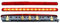 HZ-DESIGN Bremslicht 3. Bremsleuchte für Heckklappe in Rot kompatibel mit A4 B7 Avant