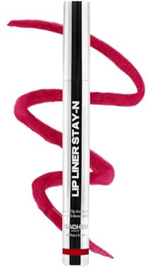 Sacheu Lip Liner STAY-N Peel Off Lip Stain — Long Lasting Matte Lip Tattoo Transfer Proof Lipstain Infused with Hyaluronic Acid & Vitamin E for All Skin Types — Vegan & Cruelty-Free, getREDy