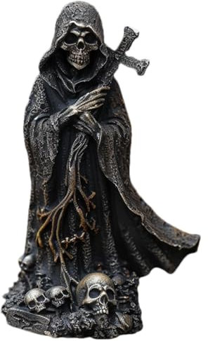 Teufel Descent Statue, Resin Halloween Skulptur | Halloween Teufel Descent Decor | Wohnkultur mit glatter Basis für Garten, Schlafzimmer, Arbeitszimmer, Wohnzimmer und Arbeitsbereich