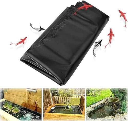 Sohodoo Piscine d'été, Escapade Estivale Adultes et Enfants Piscine familiale élégante, Pond Liner Pond Liners Flexible(E(3m x 4m))