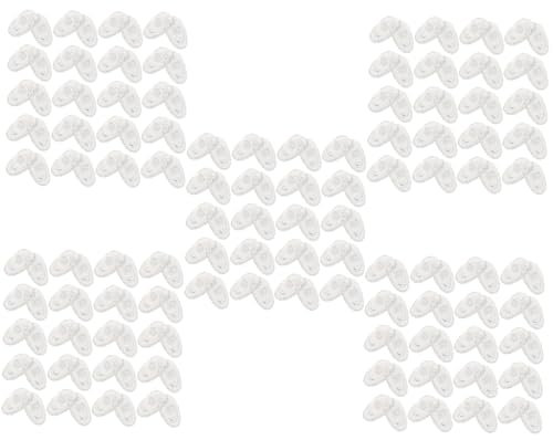 BCOATH 250stücke Anti-rutsch Nasenpads Für Brillen Nasenpolster Für Optimale Passform Und Tragekomfort Geeignet Für Verschiedene Brillenrahmen Und Sonnenbrillen