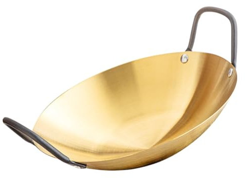 Amosfun Verdickter Schmortopf Aus Edelstahl Schmortopf Auflaufformen Doppelgriff Küchenkochgeschirr Robustes Kochgeschirr für Den Außenbereich