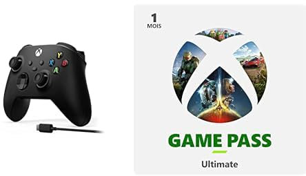 Xbox Controller USBC Cable + Game Pass Ultimate 1M