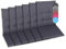 GO-DE Textil Bequeme und attraktive Polsterauflagen für Mittellehner-Gartenstühle (6er-Set, Uni Anthrazit, Mittellehner)